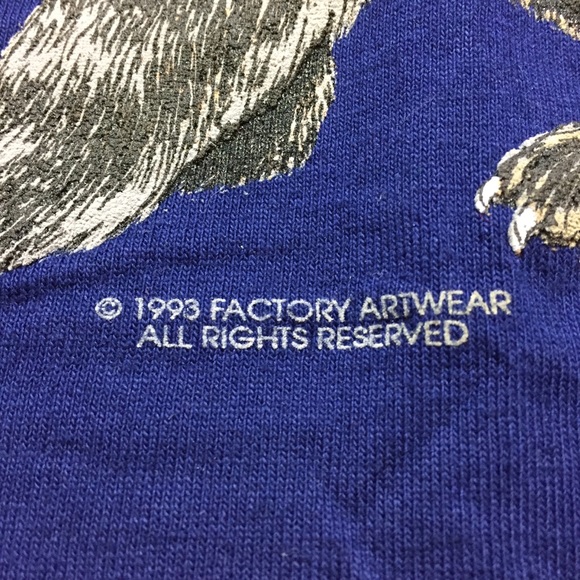 SOLD VINTAGE 1993 3D Michigan Wolverines Tee - Picture 3 of 7